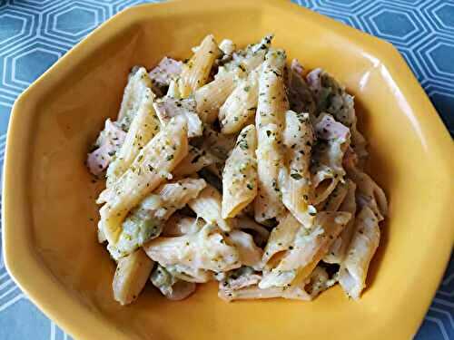 One pot pasta brocolis jambon de volaille au Cookéo