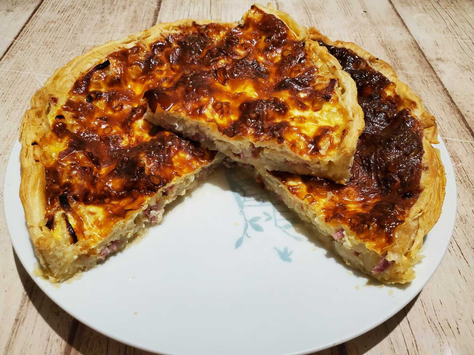 Quiche oignon bacon