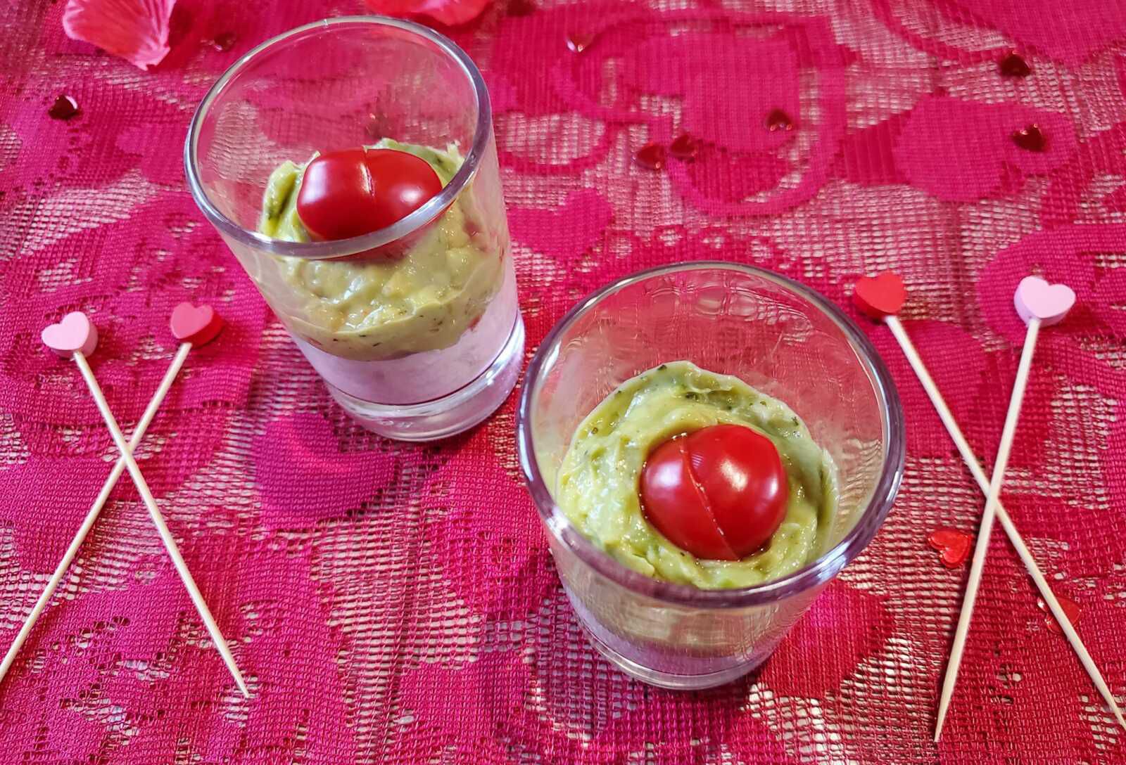 Verrine thon guacamole