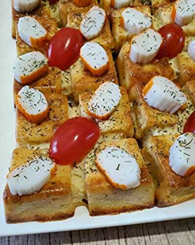 Petits flans de surimi