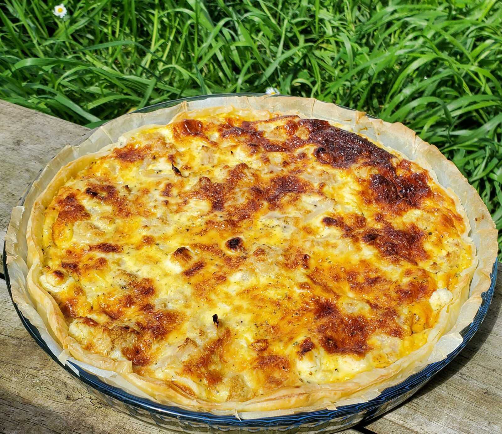 Tarte au chou-fleur et Boursin