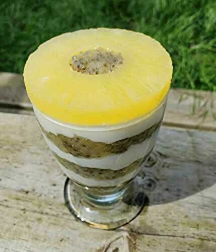 Pudding chia light à l'ananas - Recette autour d'un ingrédient #110