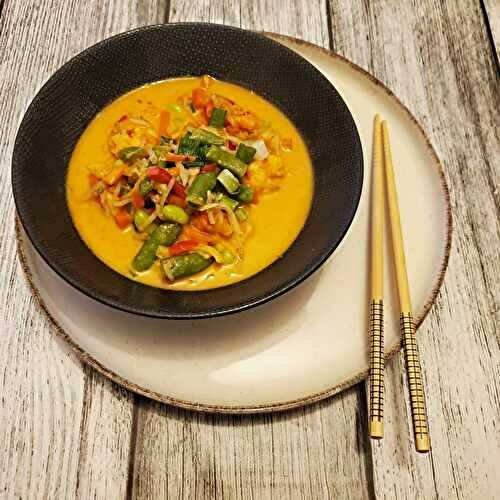 Crevettes de curry façon Thaï au Cookéo