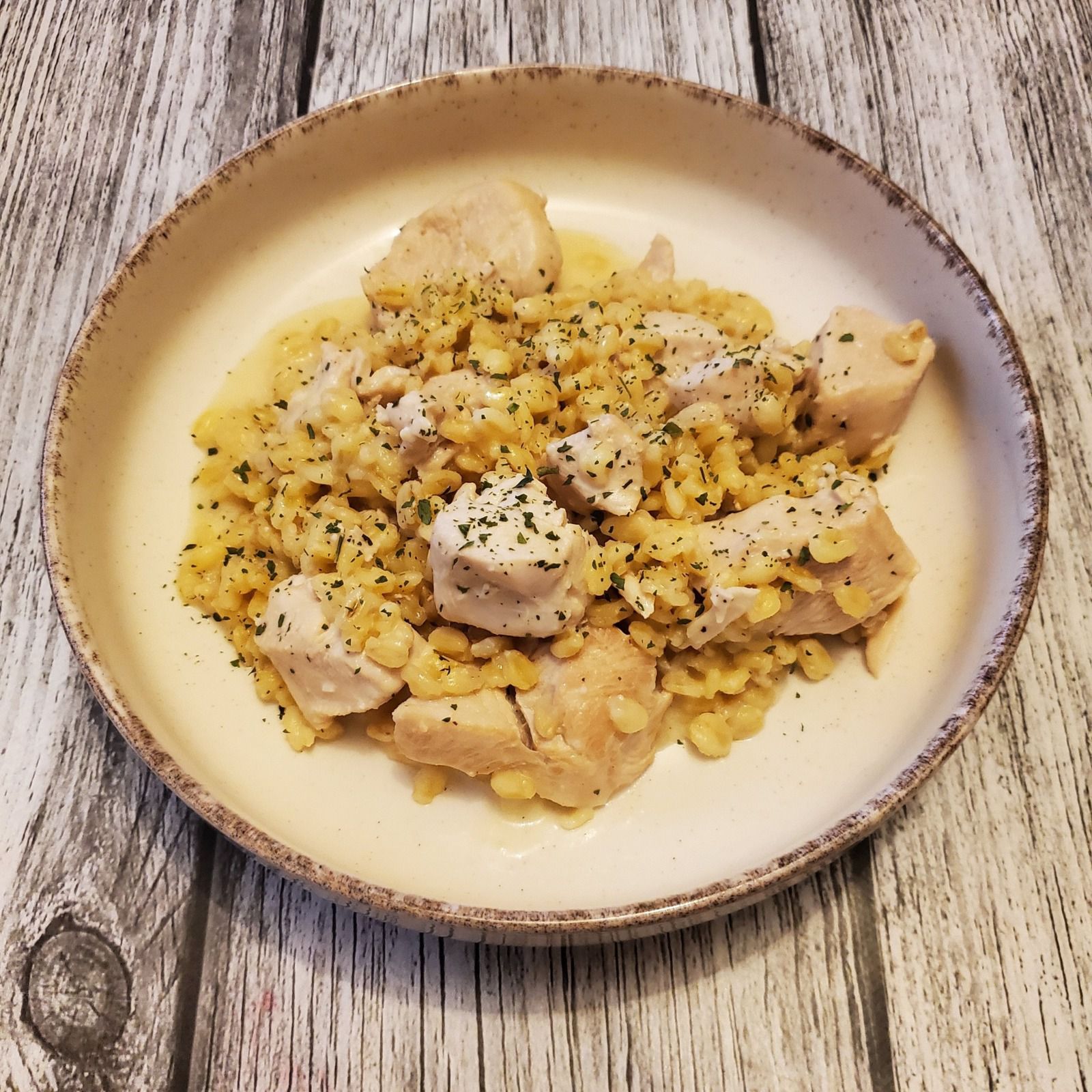 Blesotto au poulet au Cookéo