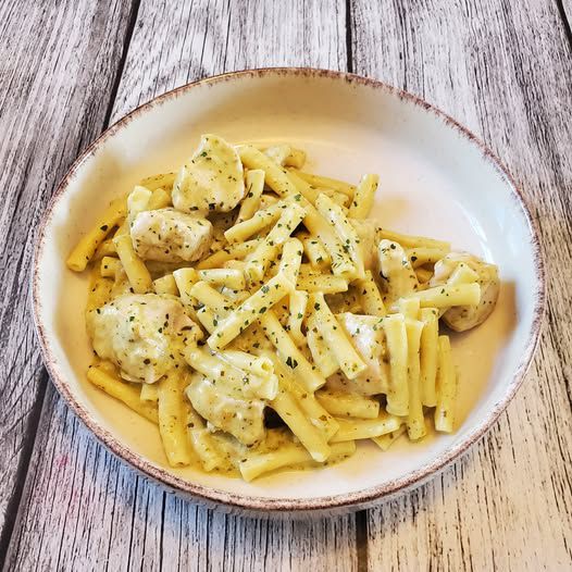 Pâtes au poulet et pesto au Cookéo