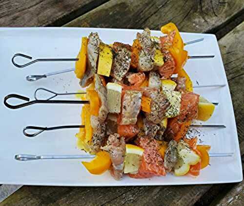 Brochettes de poissons - Bataille Food #137