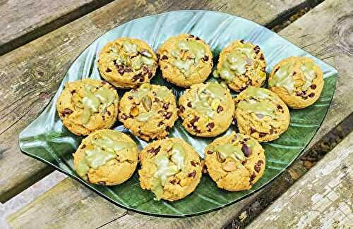 Cookies à la pâte de pistache