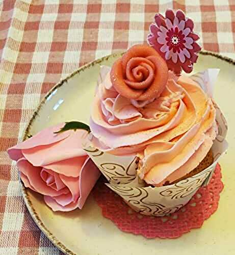 Cupcakes à la rose