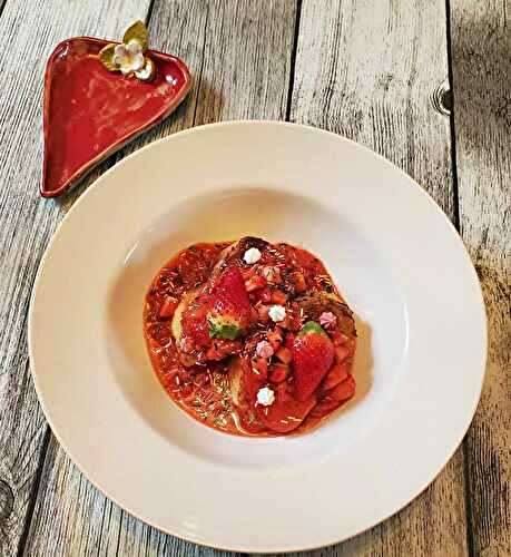 Pain perdu aux fraises