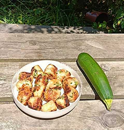Boulettes de courgette au gruyère