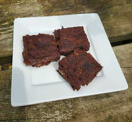 Brownie allégé sans beurre et sans gluten