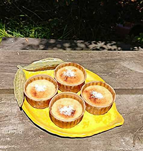 Muffins citron-coco, huile de coco