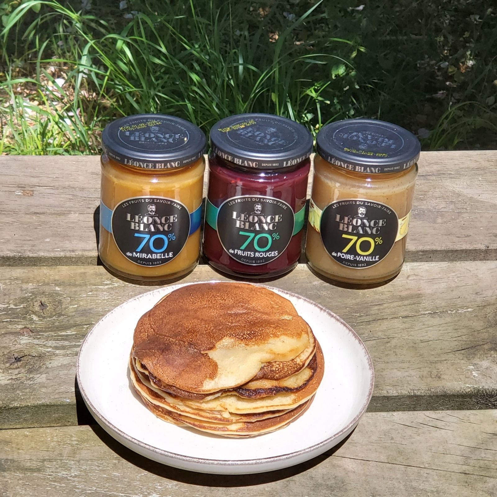 Pancakes aux bananes et beurre de cacahuètes