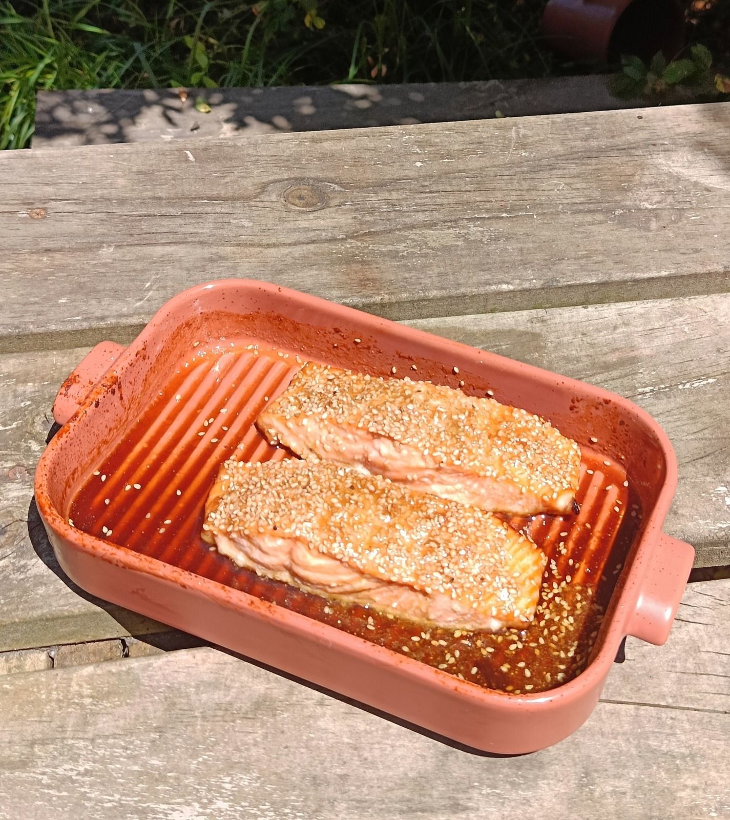 Pavés de saumon au sirop d'érable