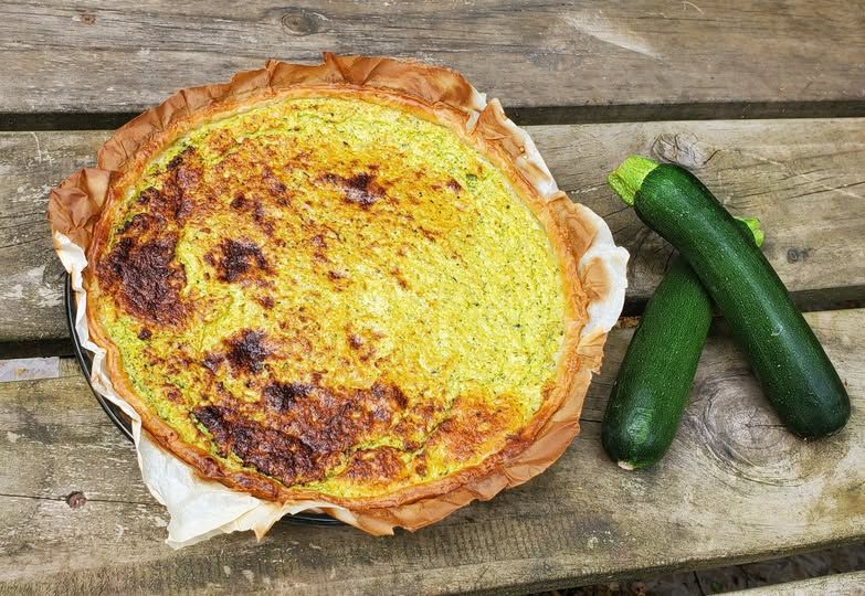 Tarte chèvre courgettes - Recettes autour d'un ingrédient #121