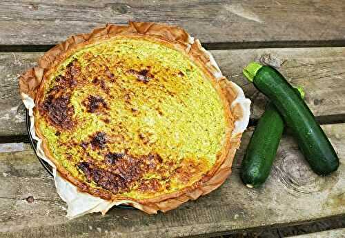 Tarte chèvre courgettes - Recettes autour d'un ingrédient #121