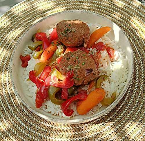 Boulettes de bœuf basquaises au Cookéo