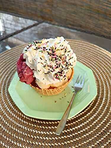 Coupe glacée façon banana split
