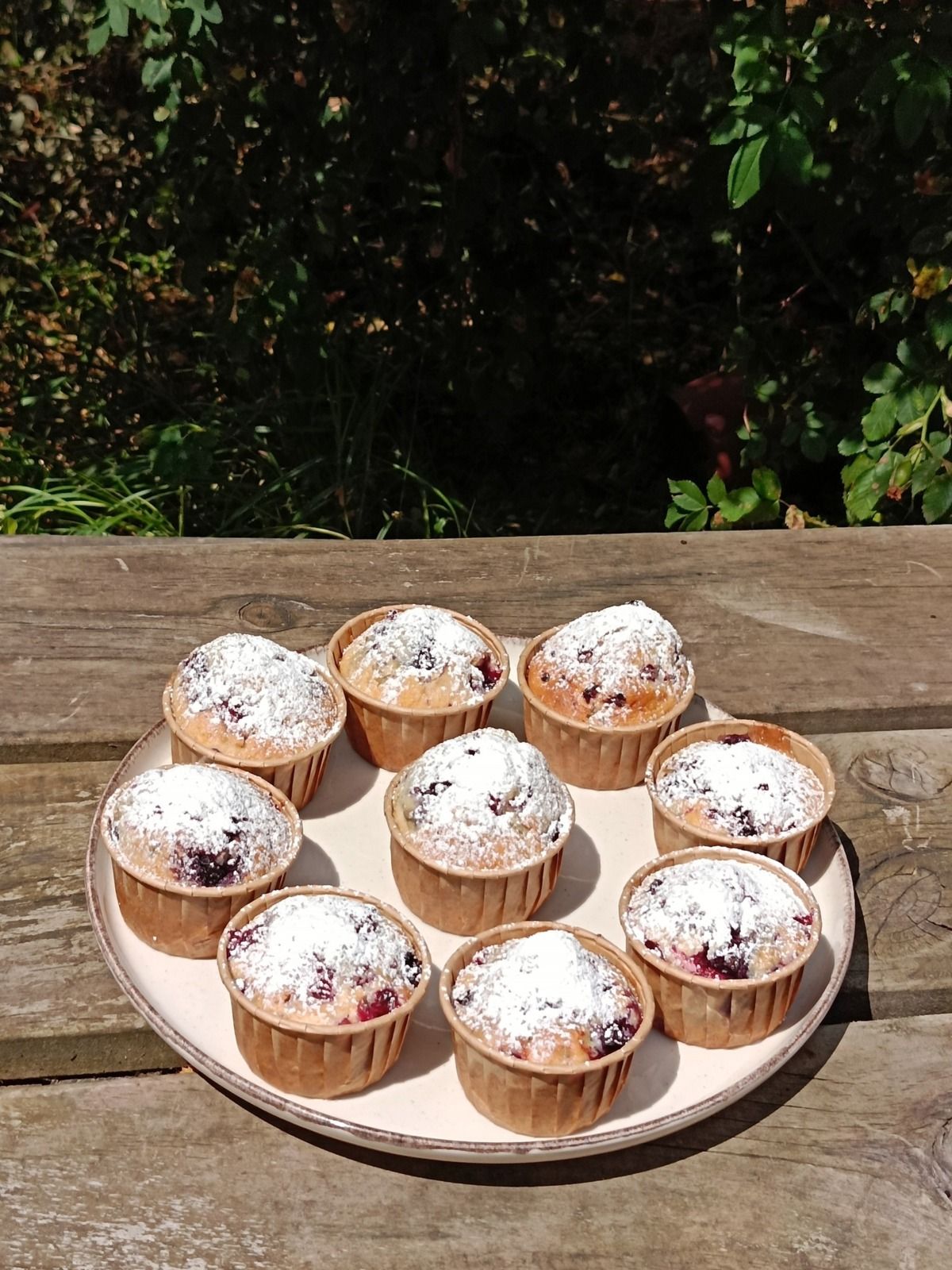 Muffins aux fruits rouges au Thermomix