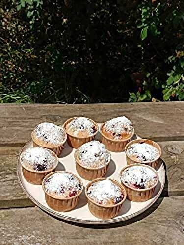 Muffins aux fruits rouges au Thermomix