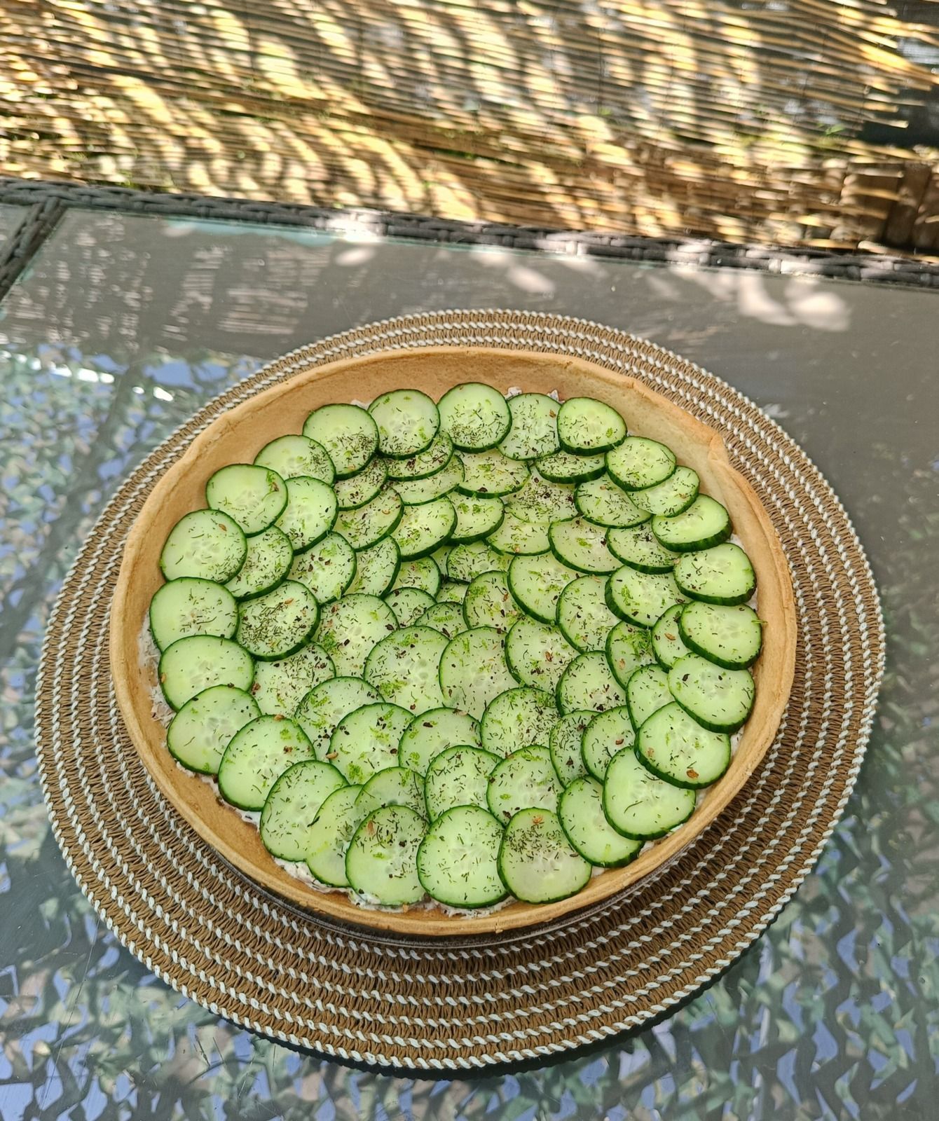 Tarte au concombre