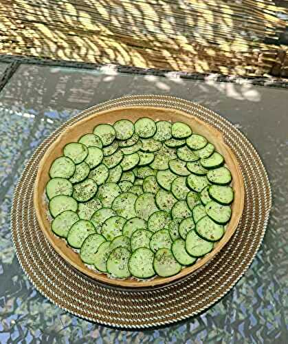 Tarte au concombre