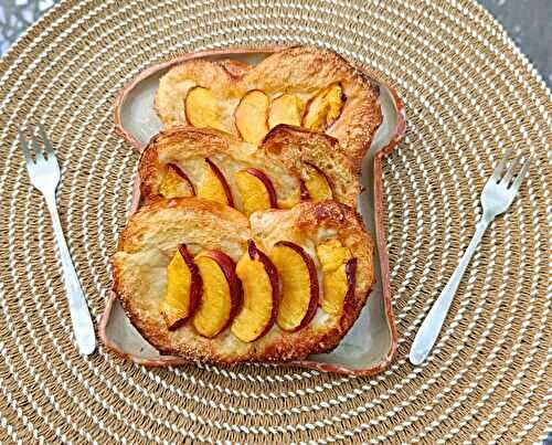 Brioche perdue à la nectarine