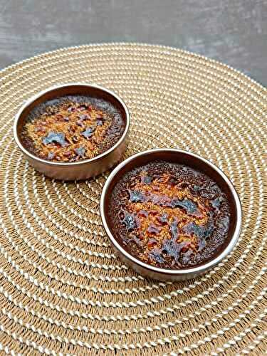 Crème brûlée au chocolat noir
