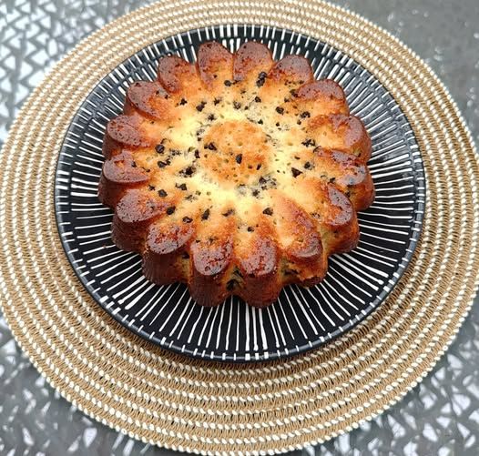 Gâteau au skyr et pépites de chocolat