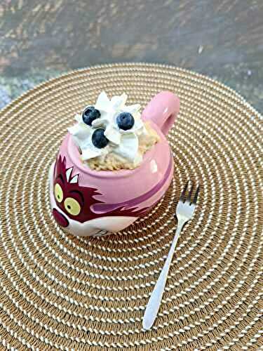 Mug cake à la myrtille