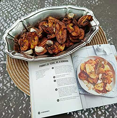 Pommes de terre, ail et thym au air fryer