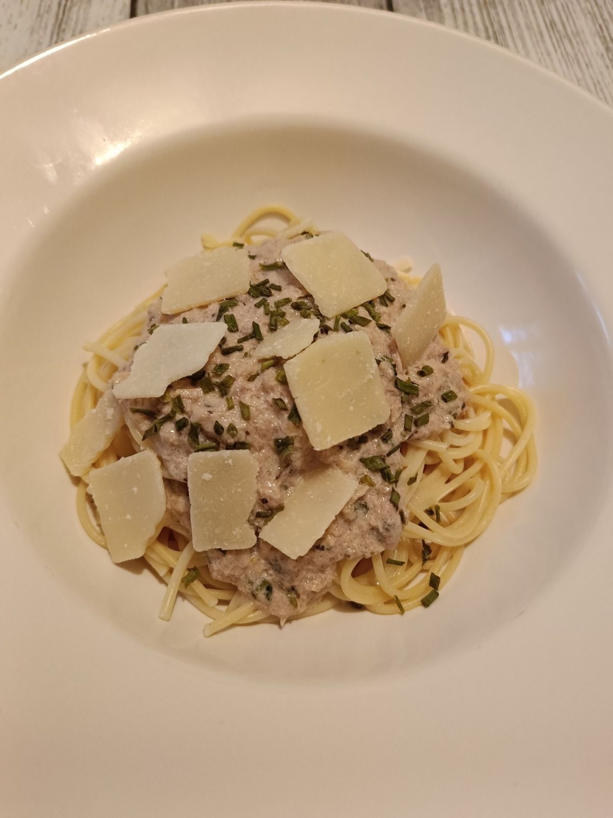 Spaghetti froides à la crème de thon