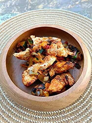 Poulet au légumes au air fryer