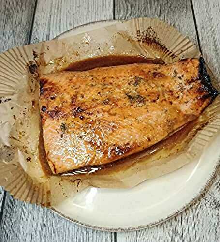 Saumon mariné au Air fryer