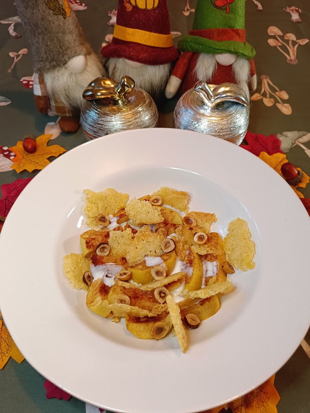 Crumble d'Alice pommes et noisettes au Thermomix