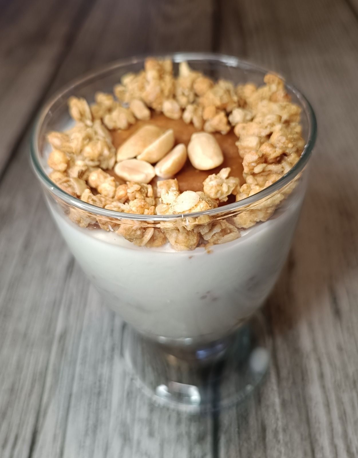 Verrine skyr peanut butter