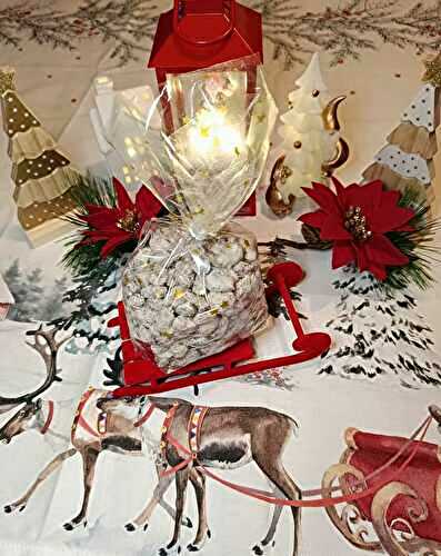 Amandes enrobés de chocolat blanc et de noix de coco au Thermomix