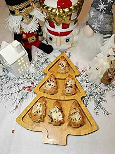 Mini sapins feuilletés jambon raclette