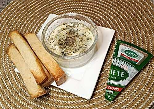 Oeuf cocotte roquefort et thym