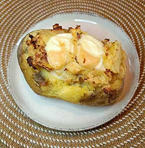 Pommes de terre farcies au lard fumé