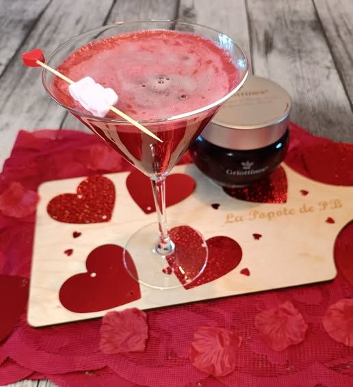 Mocktail de la Saint-Valentin aux griottines