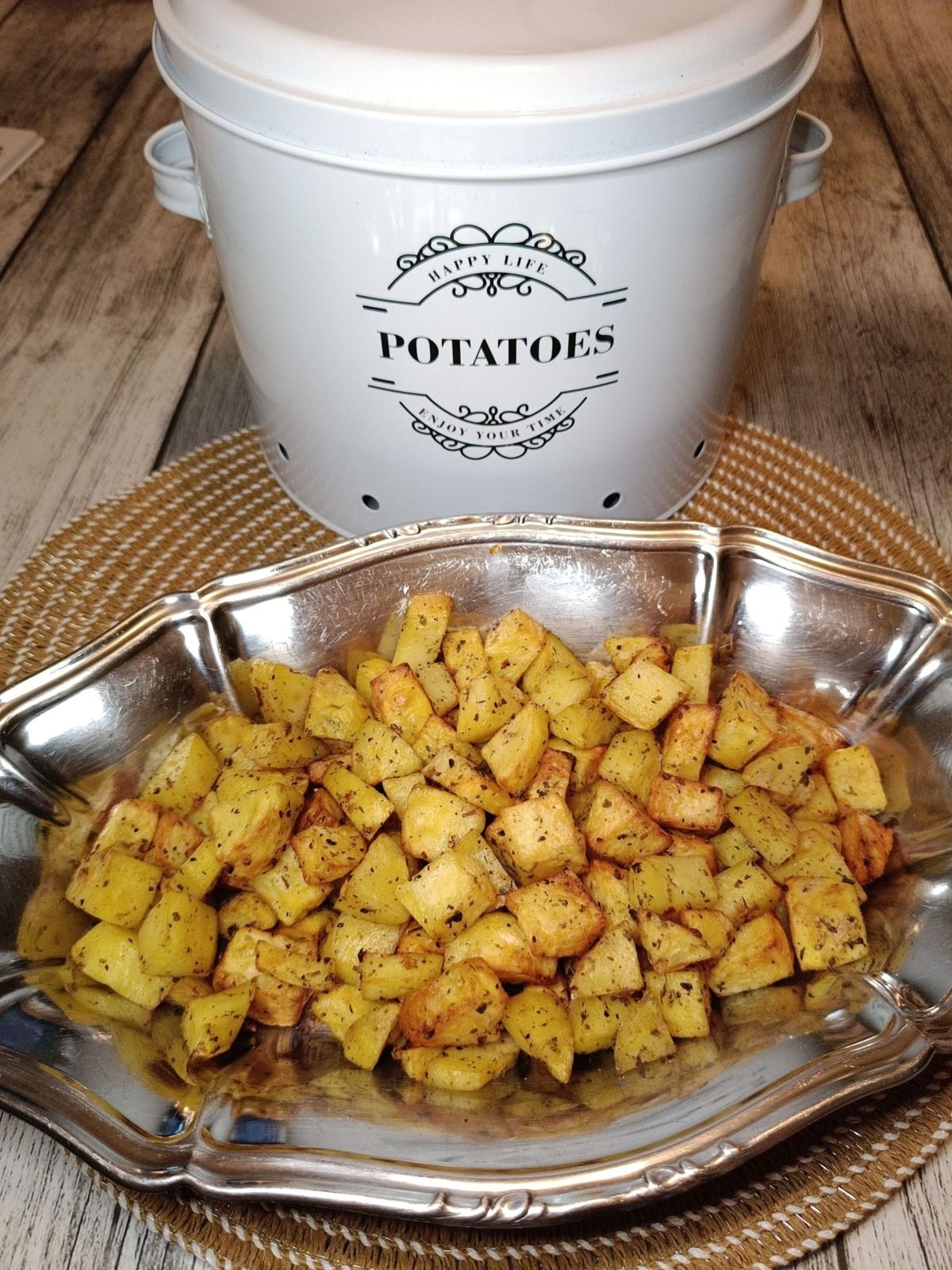 Pommes de terre sautées au air fryer