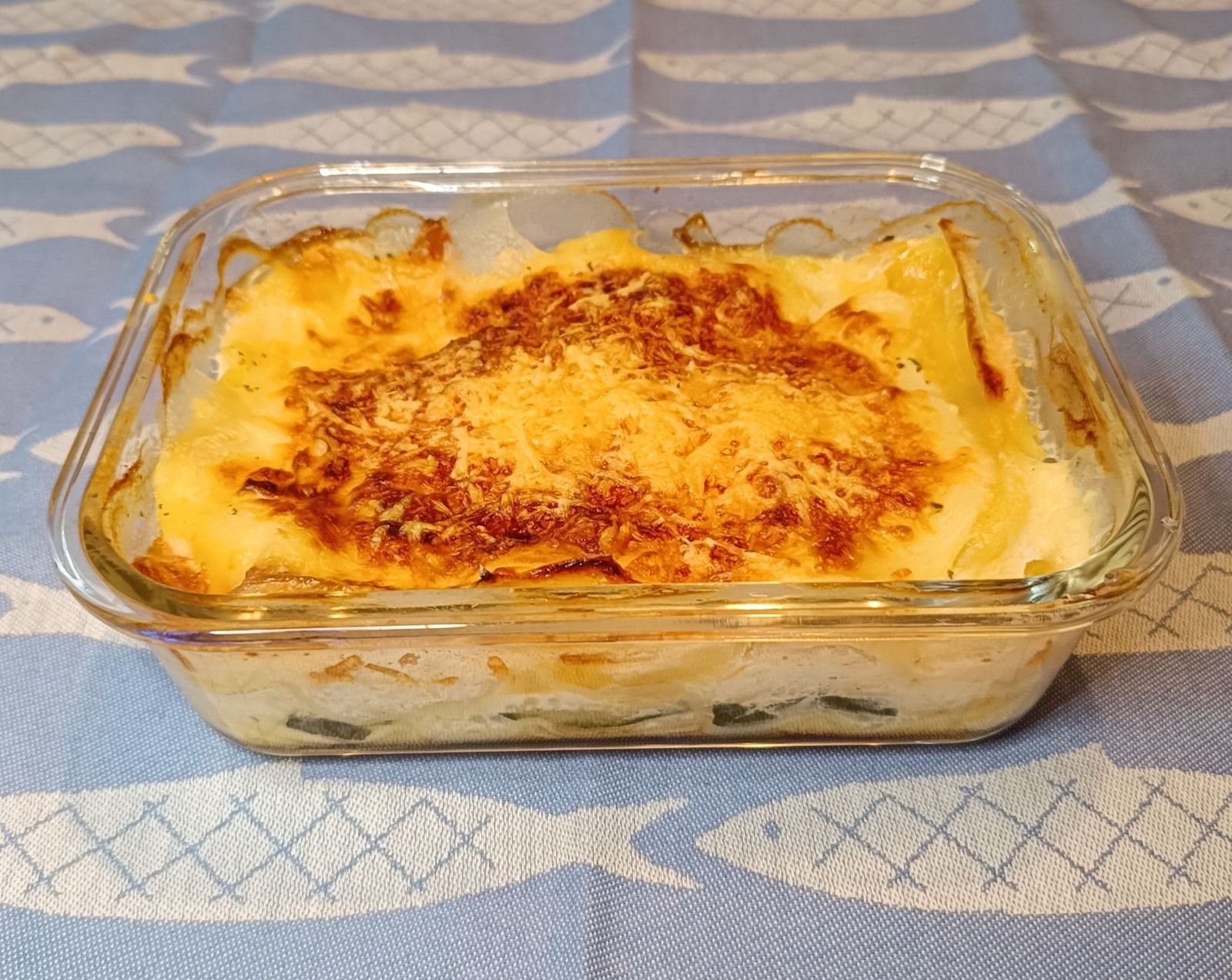 Lasagnes légères aux courgettes et saumon fumé