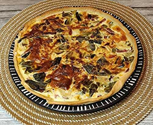 Tarte poireaux et lardons fumés de volaille