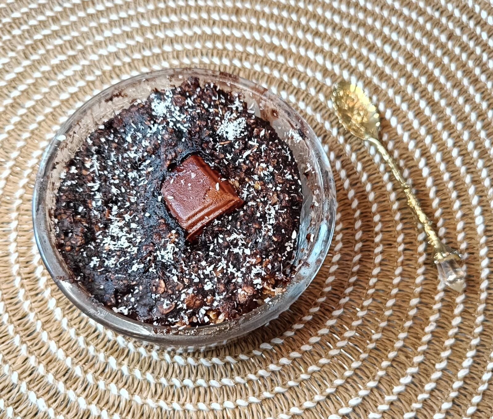 Cœur coulant au chocolat express healthy