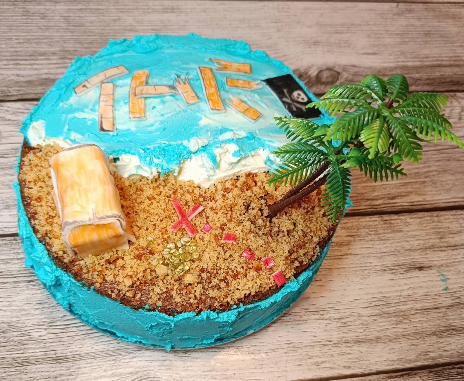 Gâteau chasse au trésor