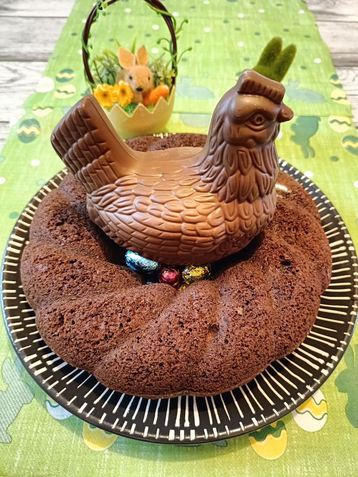 Nid de Pâques au chocolat