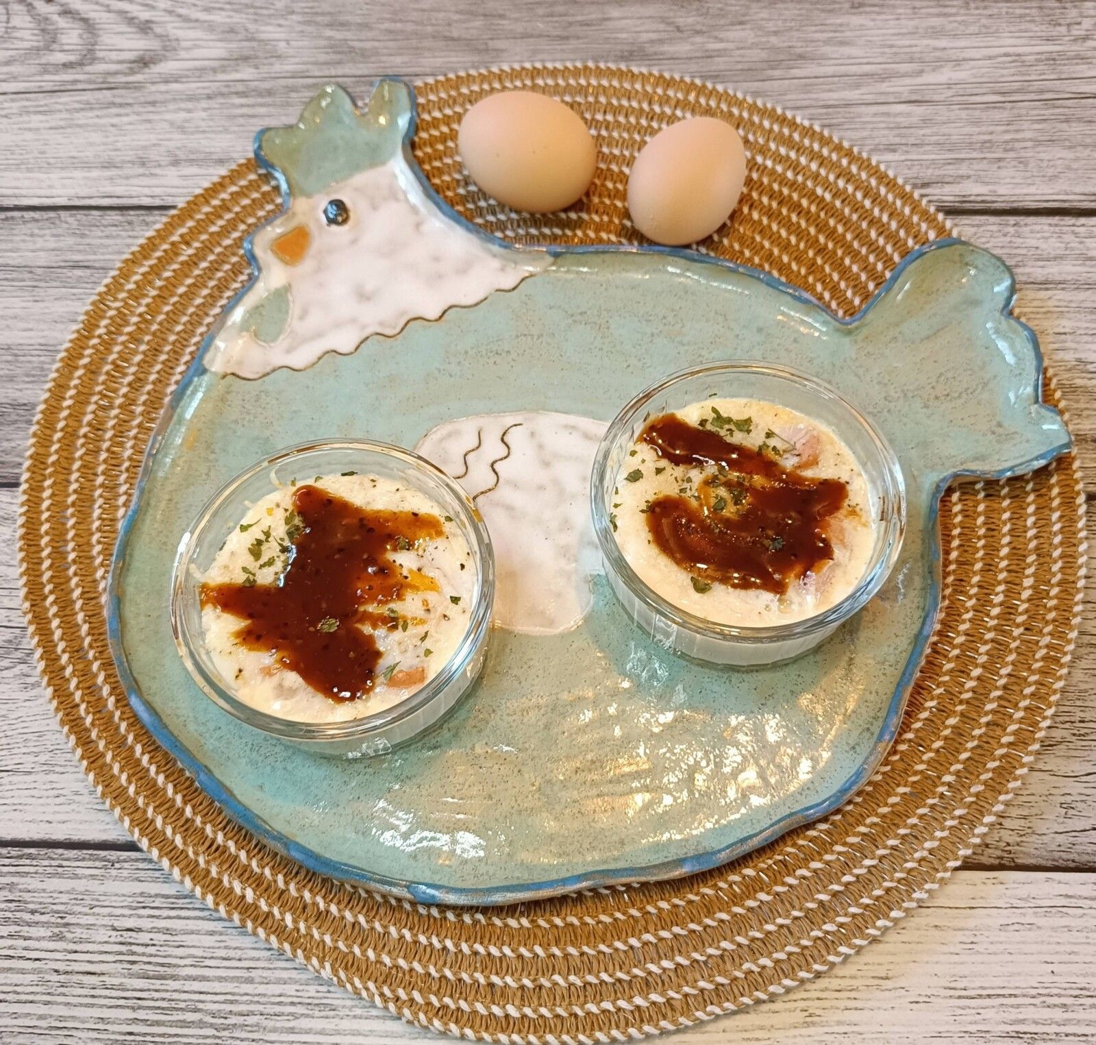 Oeufs cocotte façon hot dog - Recettes autour d'un ingrédient #132