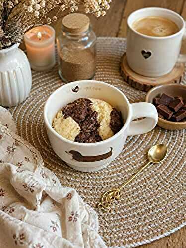 Petit sablé marbré au mug