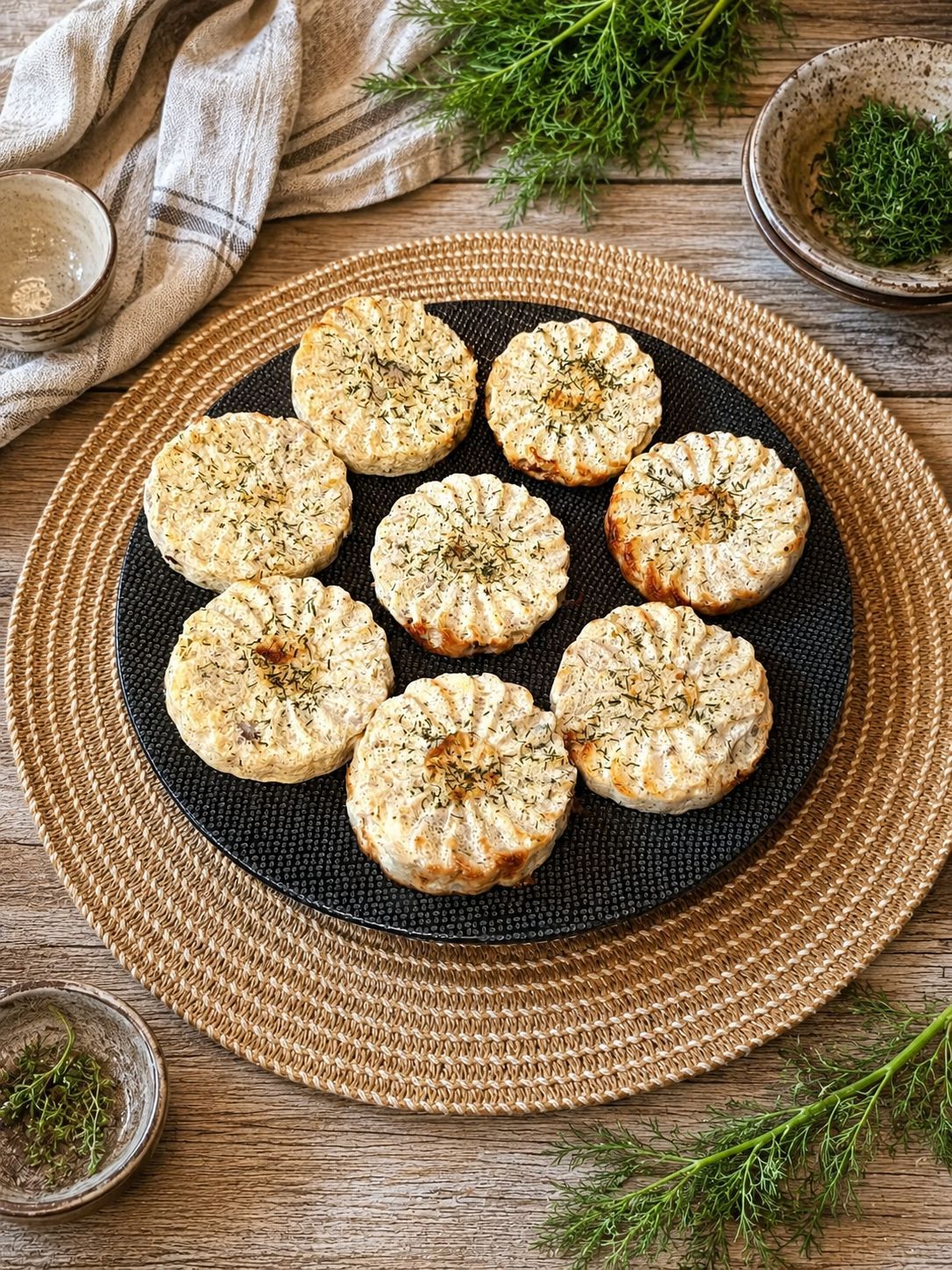 Petits flans au thon